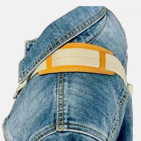 Coach Hampton Scribble Stripe Swingpack Crossbody Bag Purse - Picture 6 of 15